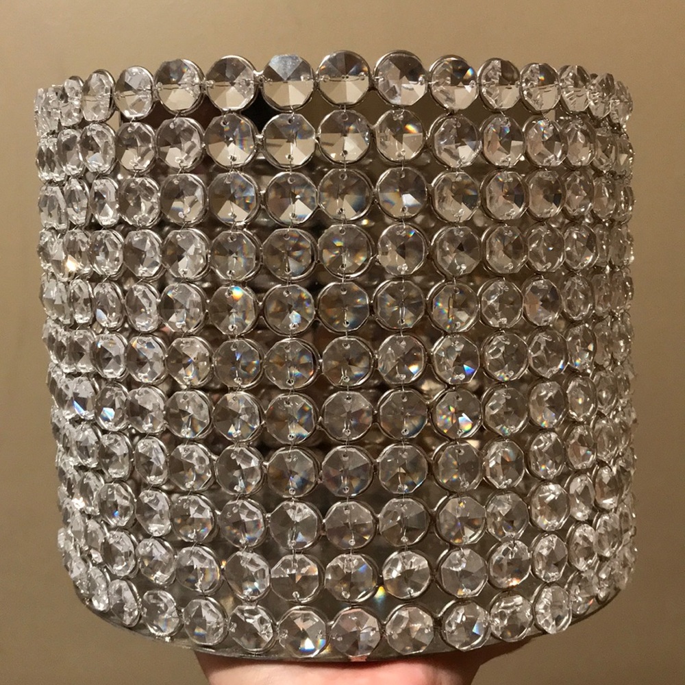 Z GALLERIE Sparkle Storage Bin “SCONCE BLING”